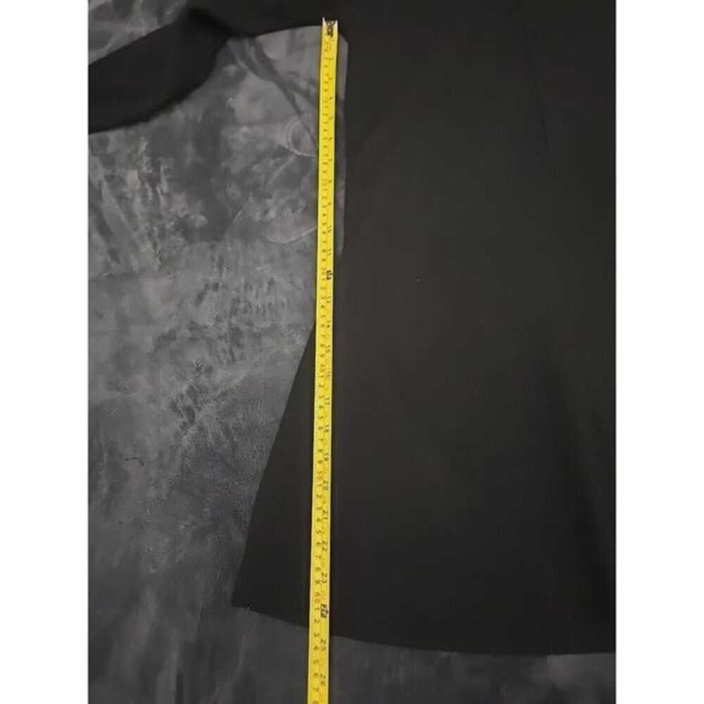 Evan Picone‎ Black DressWool blend Knit Zip Front size P/M - Picture 6 of 6